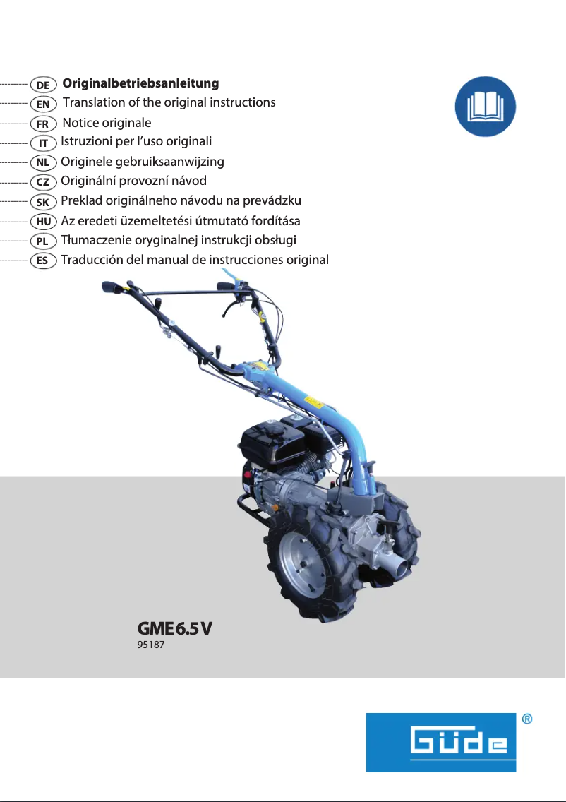 Image de la première page du manuel de l'appareil GME 6.5 V