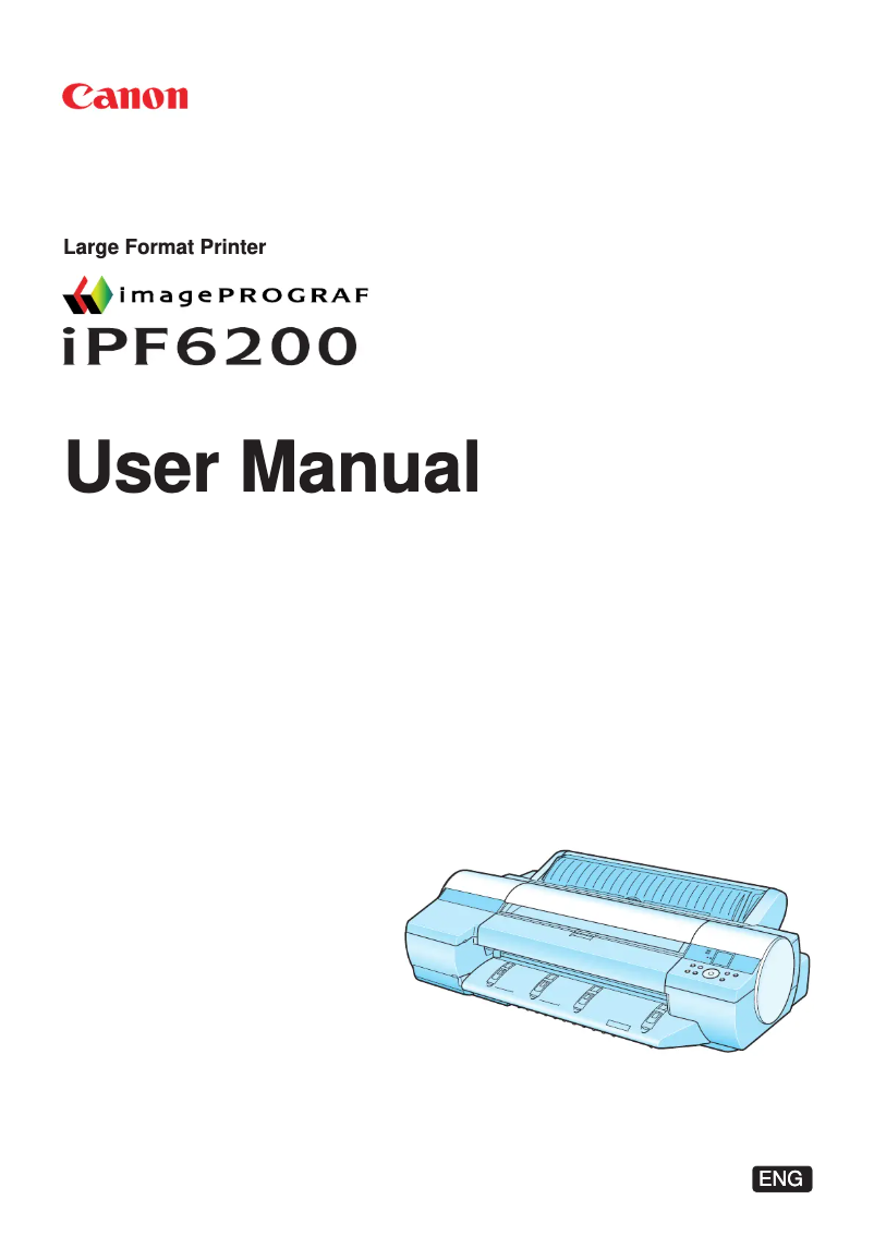 Page n°1 - Manuel utilisateur Canon imagePROGRAF iPF6200