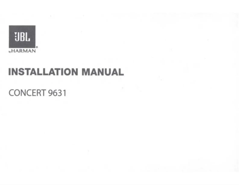 Page 1 de la notice Manuel utilisateur JBL Concert 9631