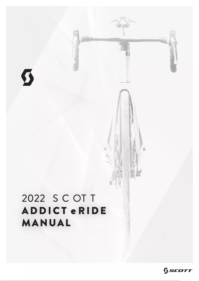 Page 1 de la notice Manuel utilisateur Scott Addict eRIDE 20