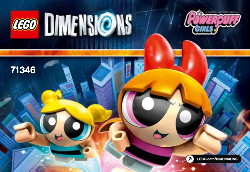 Page 1 de la notice Consignes visuelles Lego Dimensions 71346