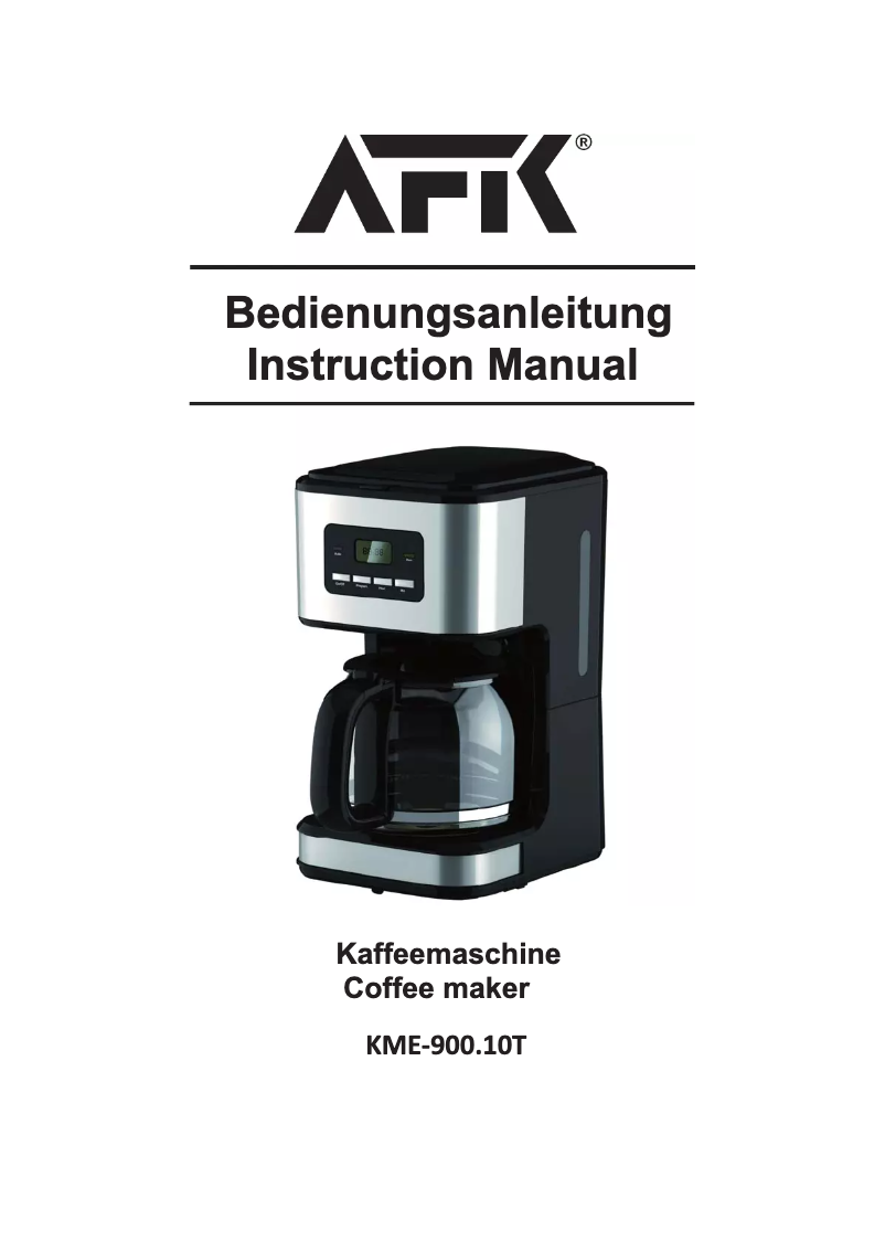 Image de la première page du manuel de l'appareil KME-900.10T