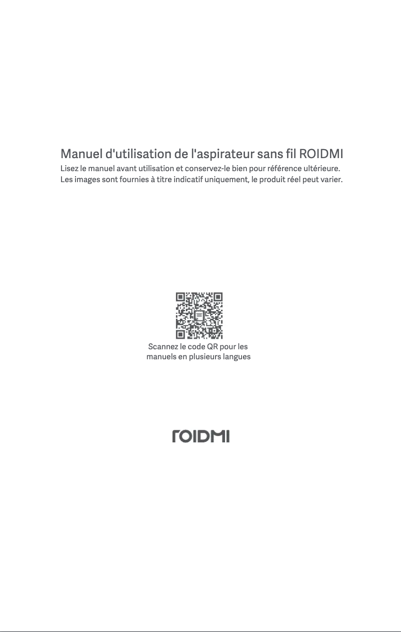 Page n°1 - Manuel utilisateur Roidmi X300