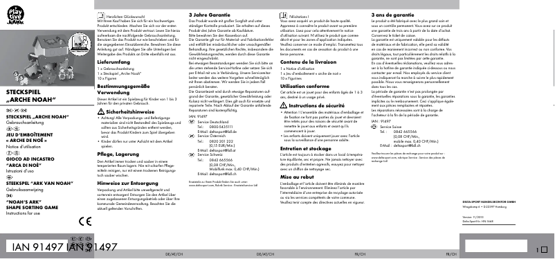 Página 1 del manual Manual de usuario Playtive IAN 91497