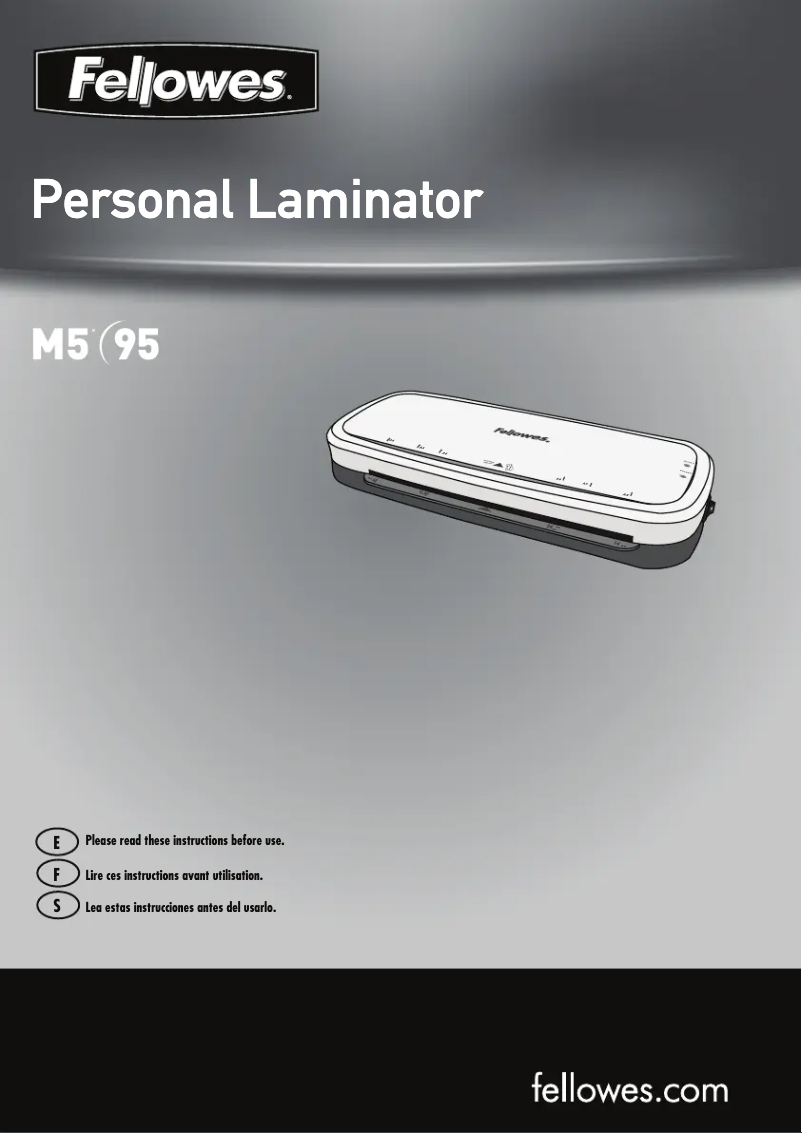 Image de la première page du manuel de l'appareil M5 95