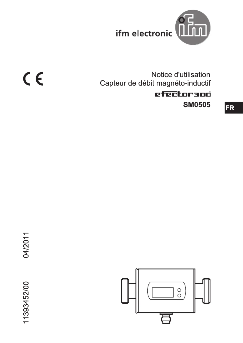 Page n°1 - Manuel utilisateur IFM SM0505