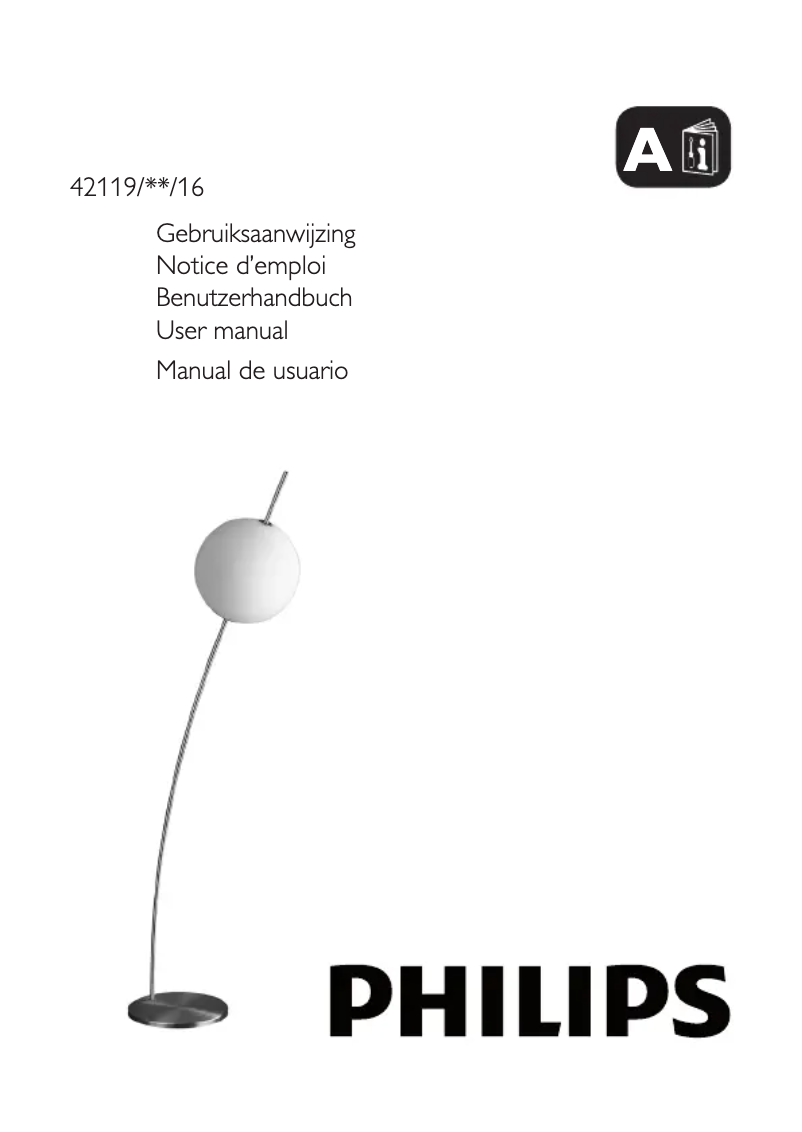 Page 1 de la notice Manuel utilisateur Philips myLiving 42119/17/16