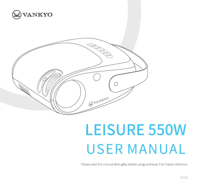 Page n°1 - Manuel utilisateur Vankyo Leisure 550W