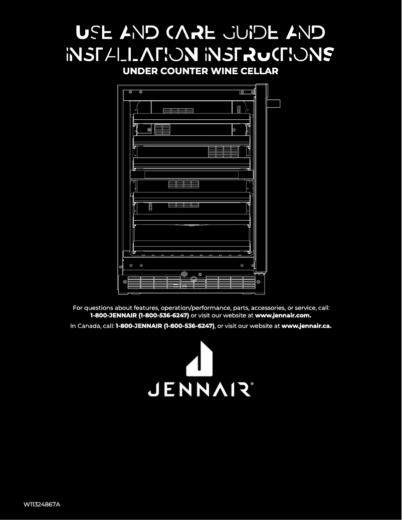 Page n°1 - Manuel utilisateur JennAir JUWFR242HX