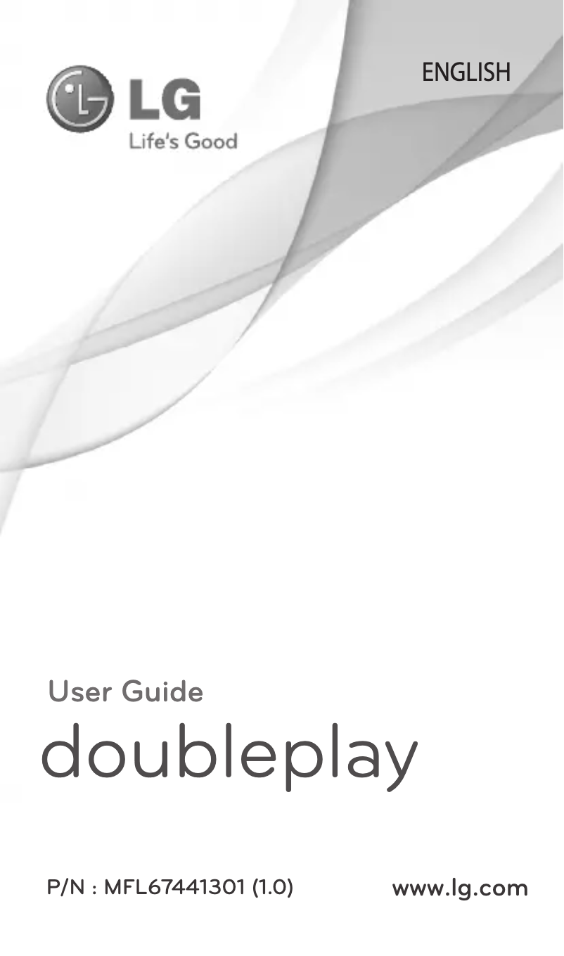 Page n°1 - Manuel utilisateur LG DoublePlay