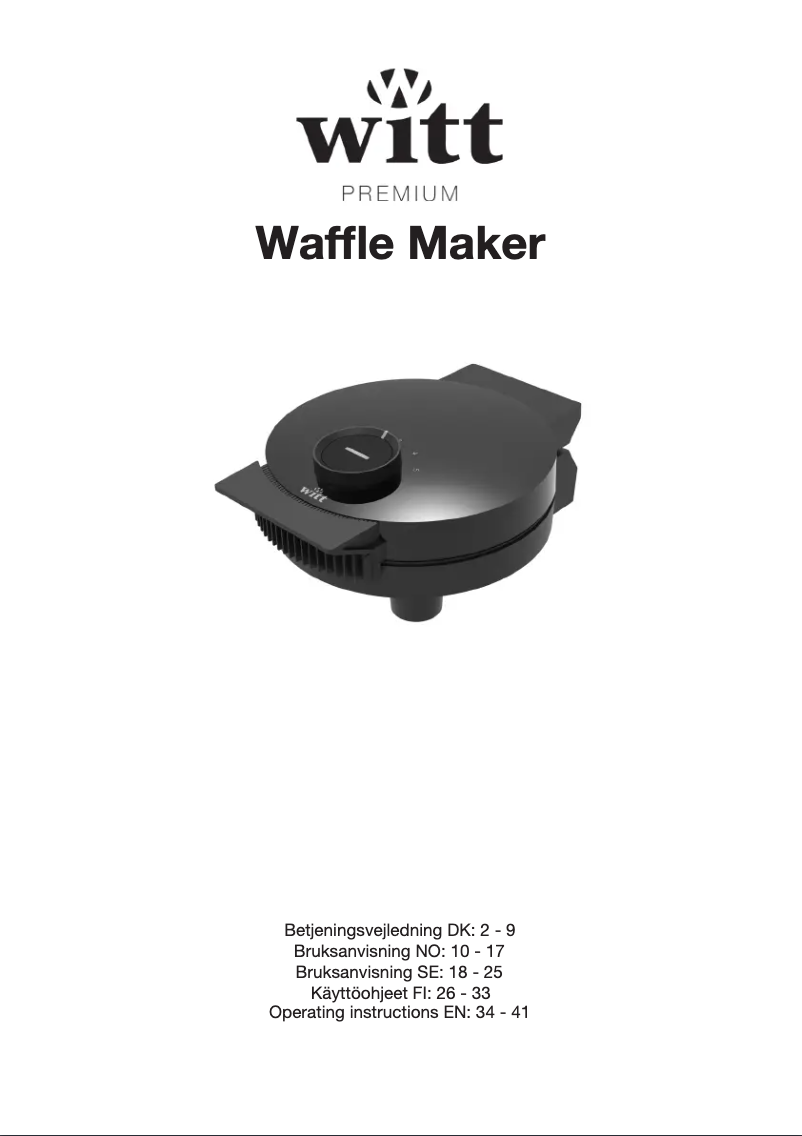 Page 1 de la notice Manuel utilisateur Witt WPWMS1000B