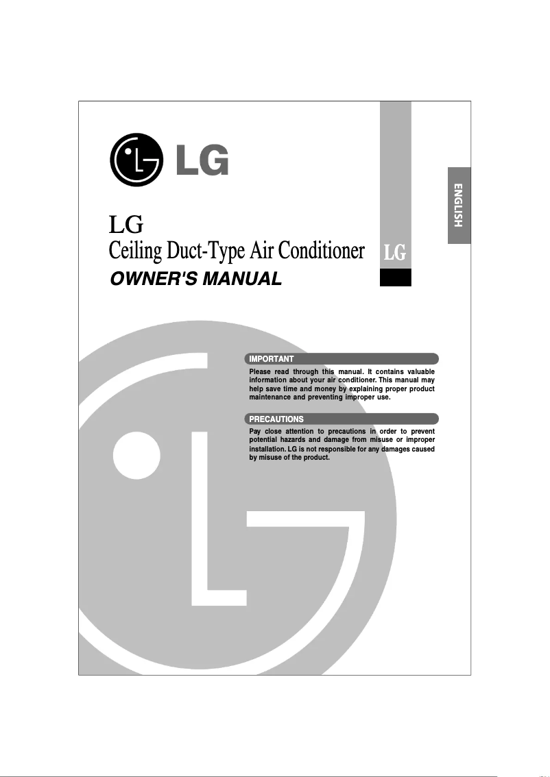 Page 1 de la notice Manuel utilisateur LG LBNE0505QC