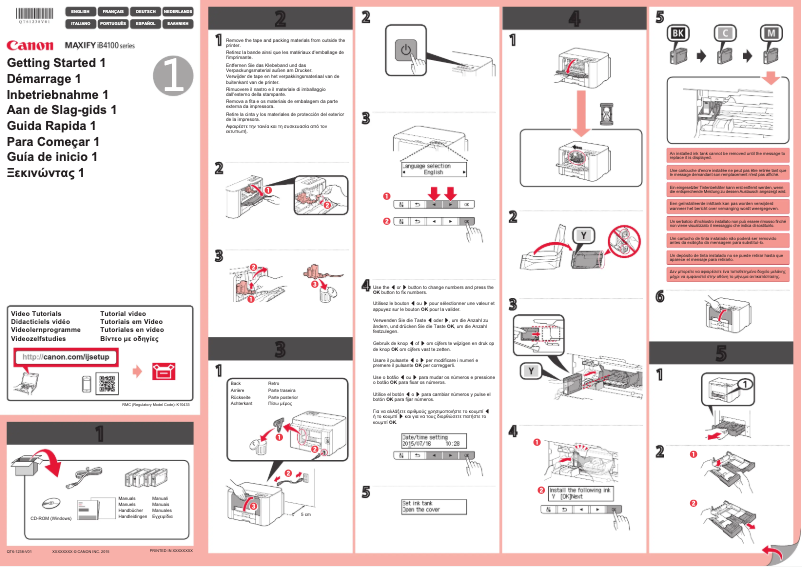 Page 1 de la notice Manuel utilisateur Canon MAXIFY iB4150