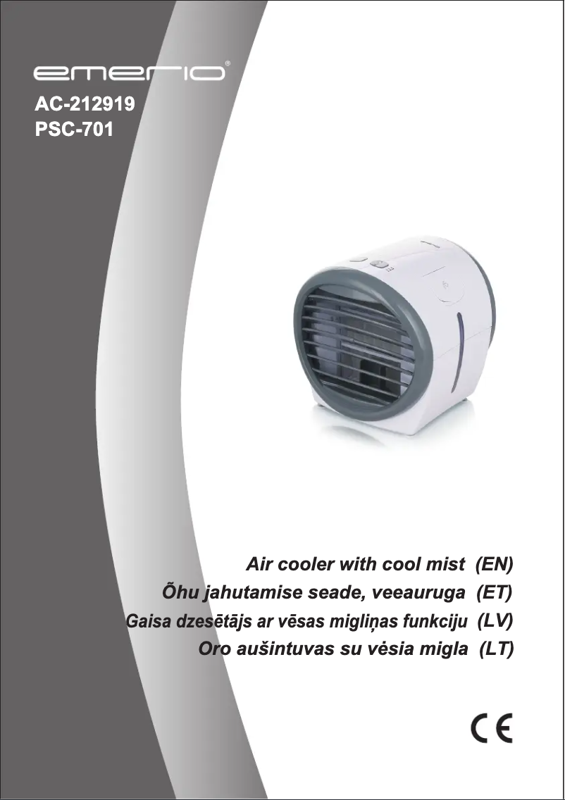 Página 1 del manual Manual de usuario Emerio AC-212919