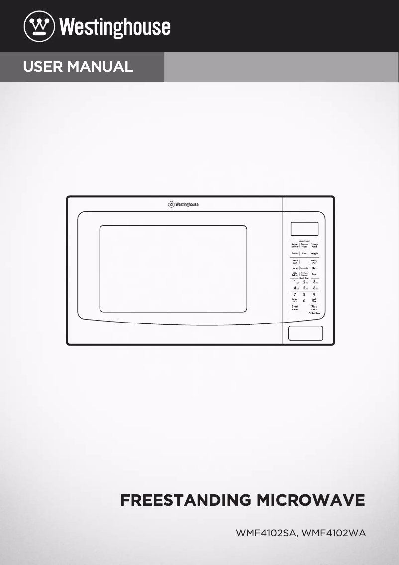 Image de la première page du manuel de l'appareil WMF4102BA