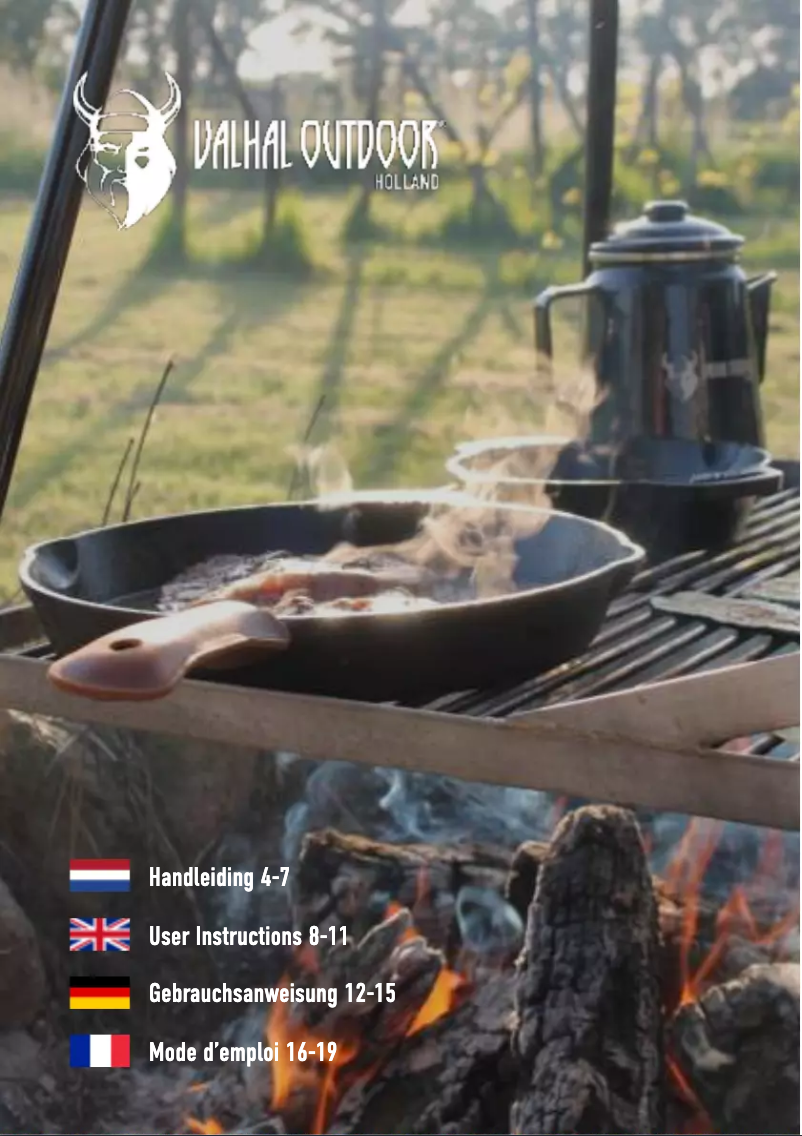 Page 1 de la notice Manuel utilisateur Valhal Outdoor Skillet
