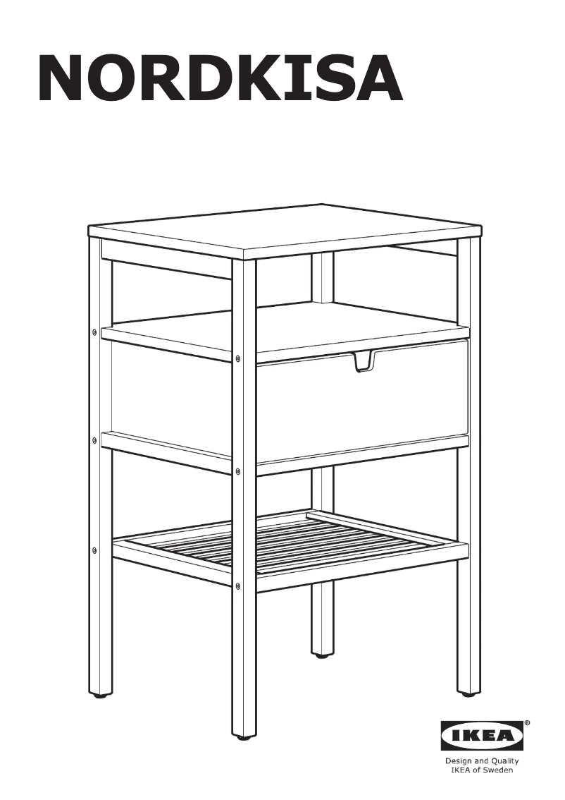 Page 1 de la notice Manuel utilisateur Ikea NORDKISA 905.462.23