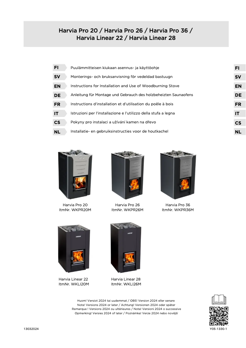 Image de la première page du manuel de l'appareil Pro 20 WKPR20M