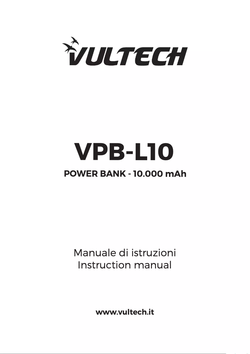 Page n°1 - Manuel utilisateur Vultech VPB-L10