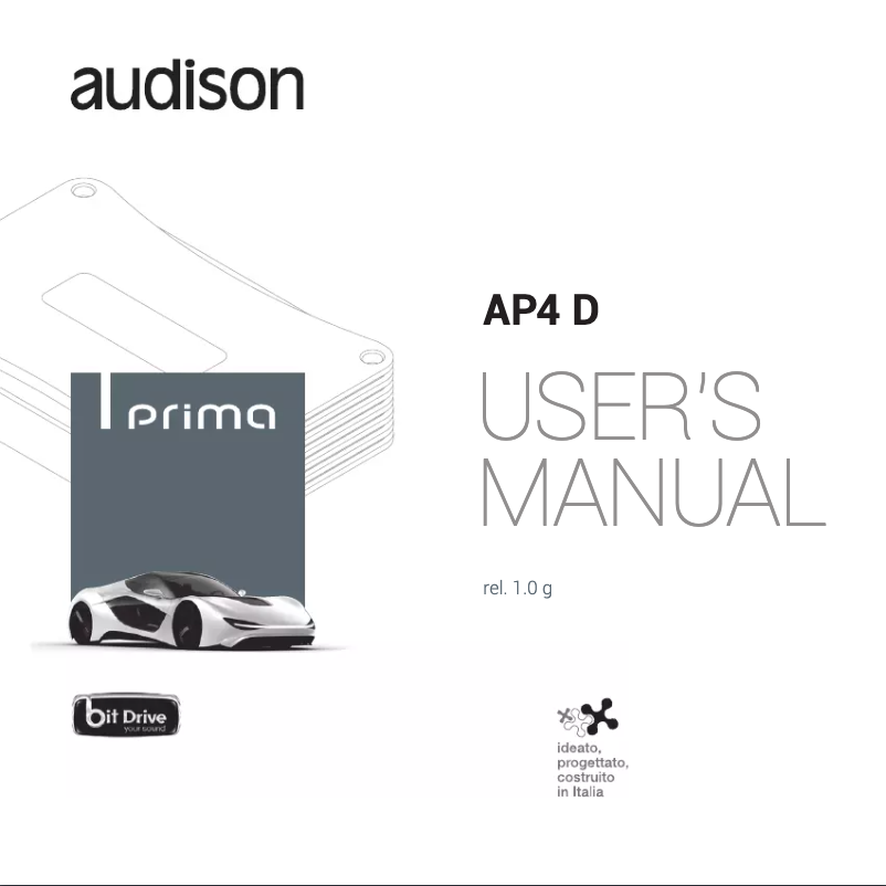 Page n°1 - Fiche technique Audison Prima AP4 D
