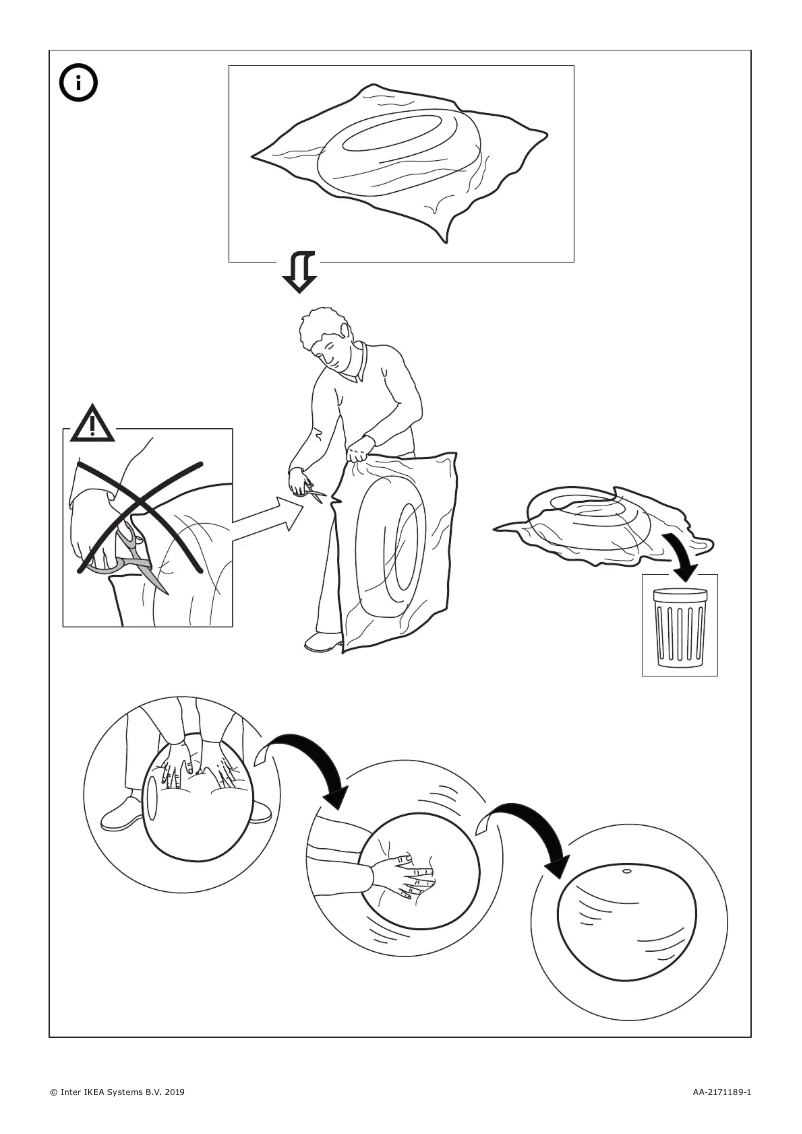 Page 1 de la notice Manuel utilisateur Ikea SANDARED 403.853.12