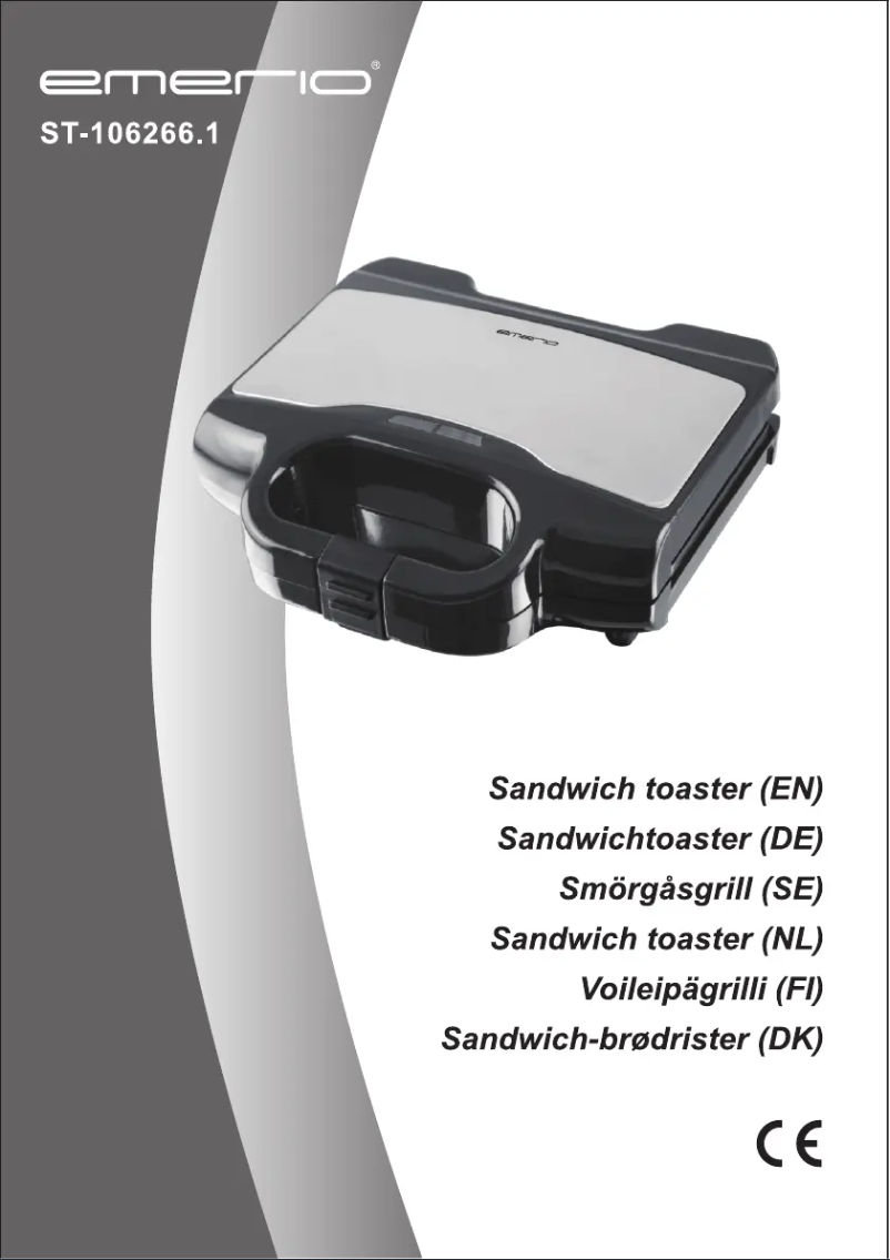 Image de la première page du manuel de l'appareil ST-106266.1