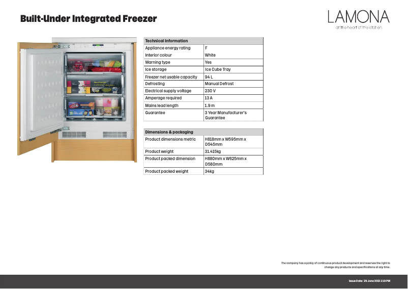Image de la première page du manuel de l'appareil LAM6401
