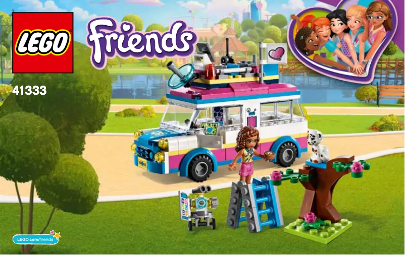 Page n°1 - Manuel utilisateur Lego Friends 41333