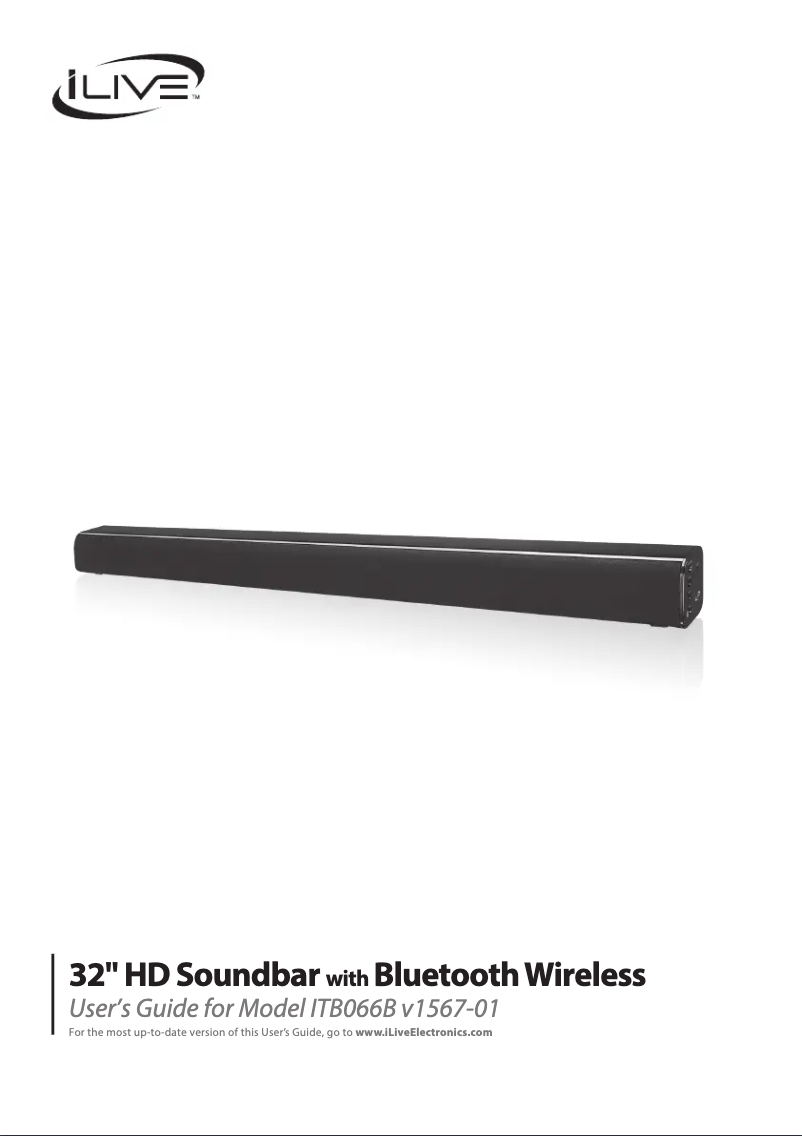 Page 1 de la notice Manuel utilisateur iLive ITB066B