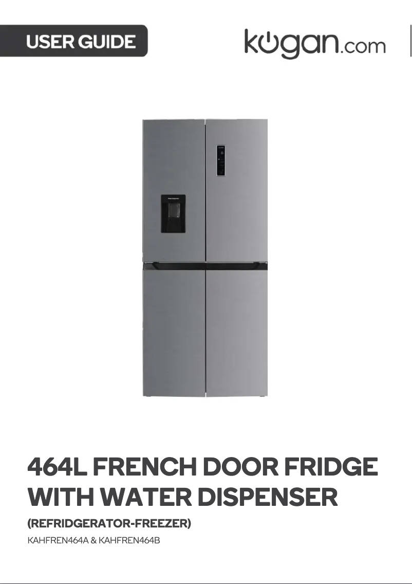 Page 1 de la notice Manuel utilisateur Kogan KAHFREN464B