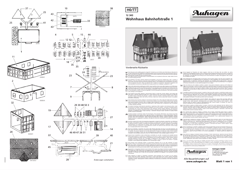 Image de la première page du manuel de l'appareil 12343