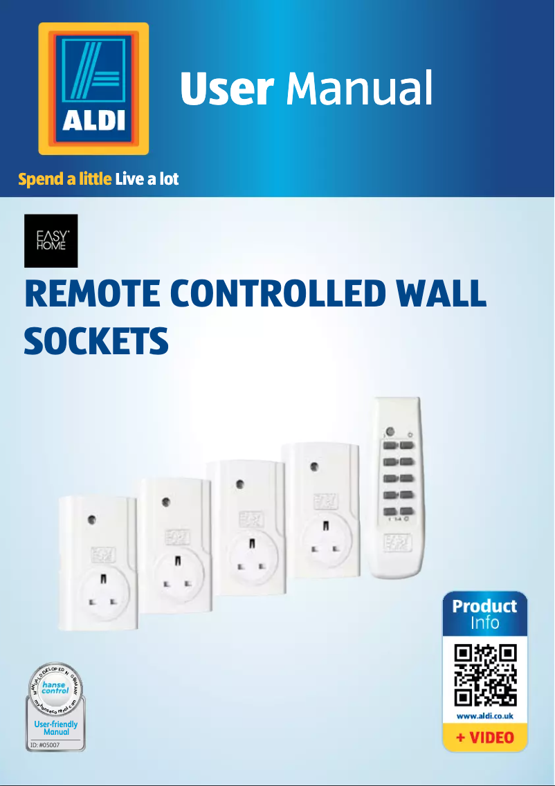 Image de la première page du manuel de l'appareil GT-FSI-07-UK