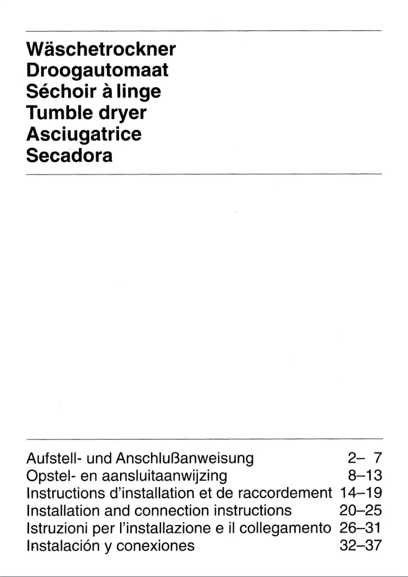 Page n°1 - Manuel utilisateur Electrolux EDE580
