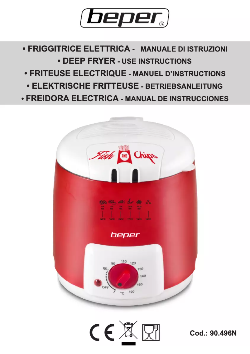 Page n°1 - Manuel utilisateur Beper 90.496N