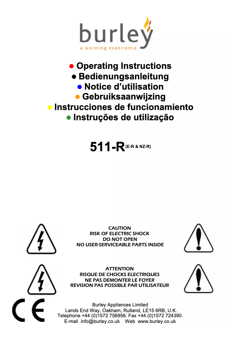Página 1 del manual Manual de usuario Burley 511-R