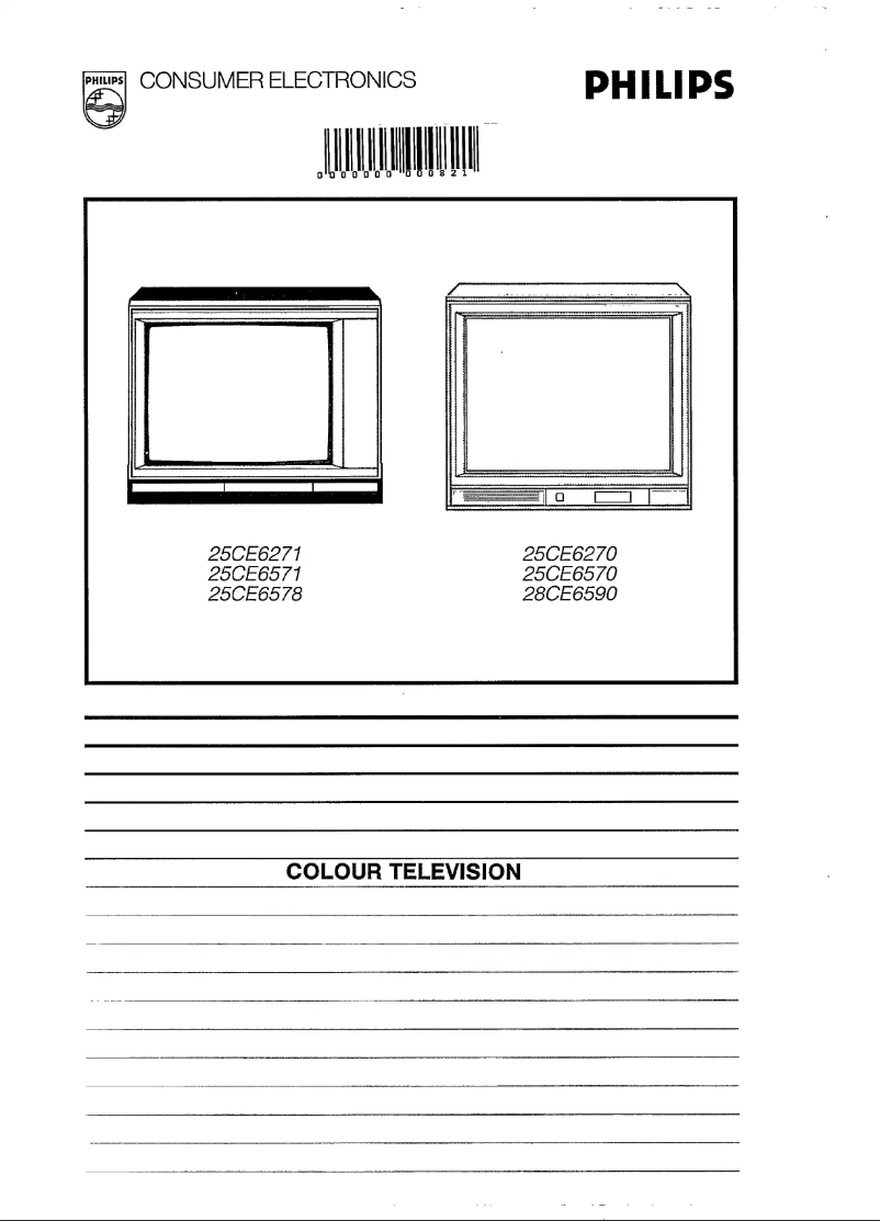 Page n°1 - Manuel utilisateur Philips 25CE6270