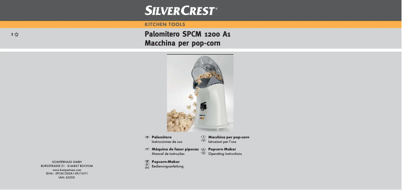 Página 1 del manual Manual de usuario SilverCrest IAN 62050