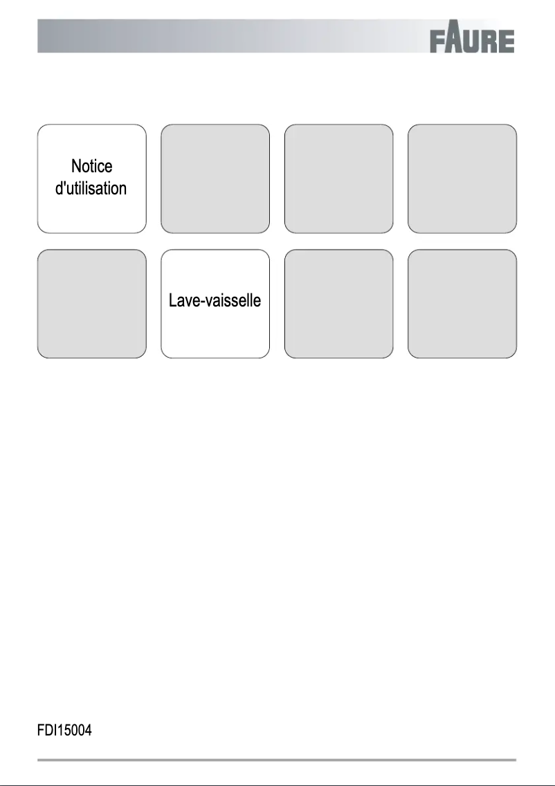 Image de la première page du manuel de l'appareil FDI15004XA