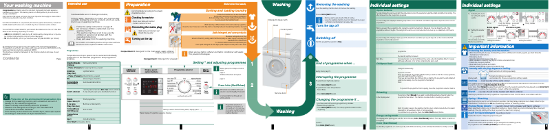 Page 1 de la notice Manuel utilisateur Bosch WAQ2441XEE