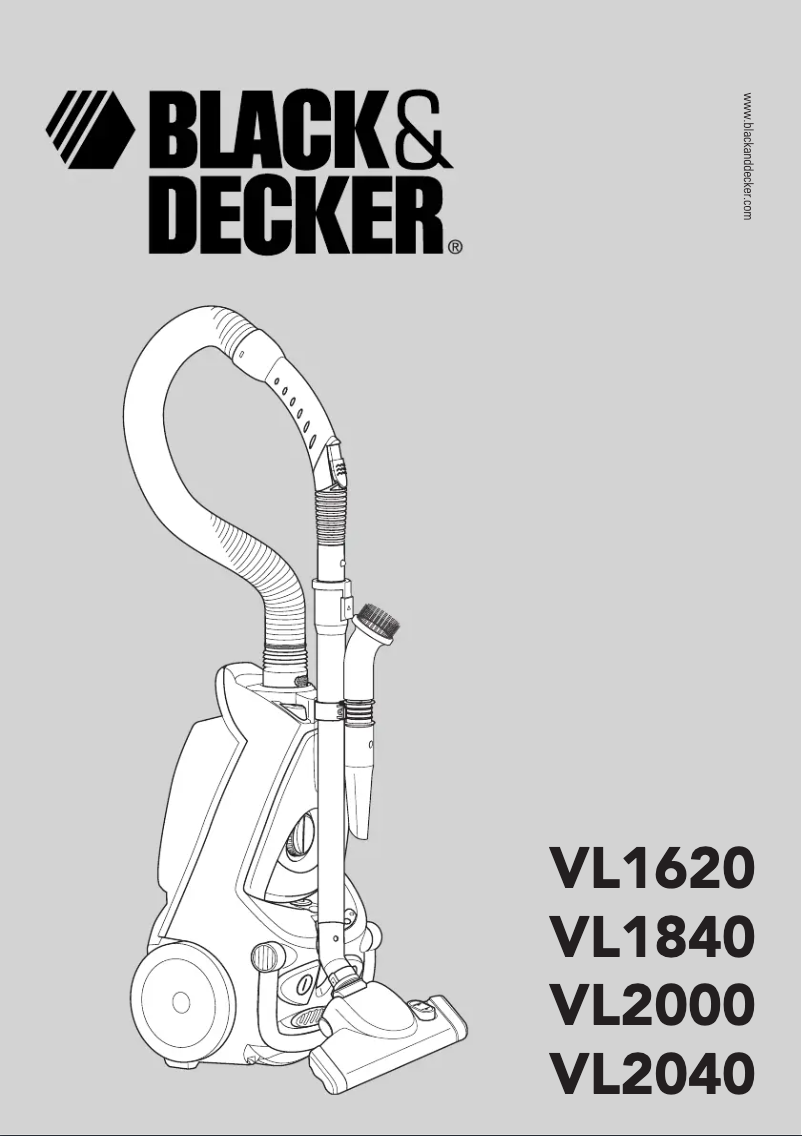 Page 1 de la notice Manuel utilisateur Black & Decker VL2000