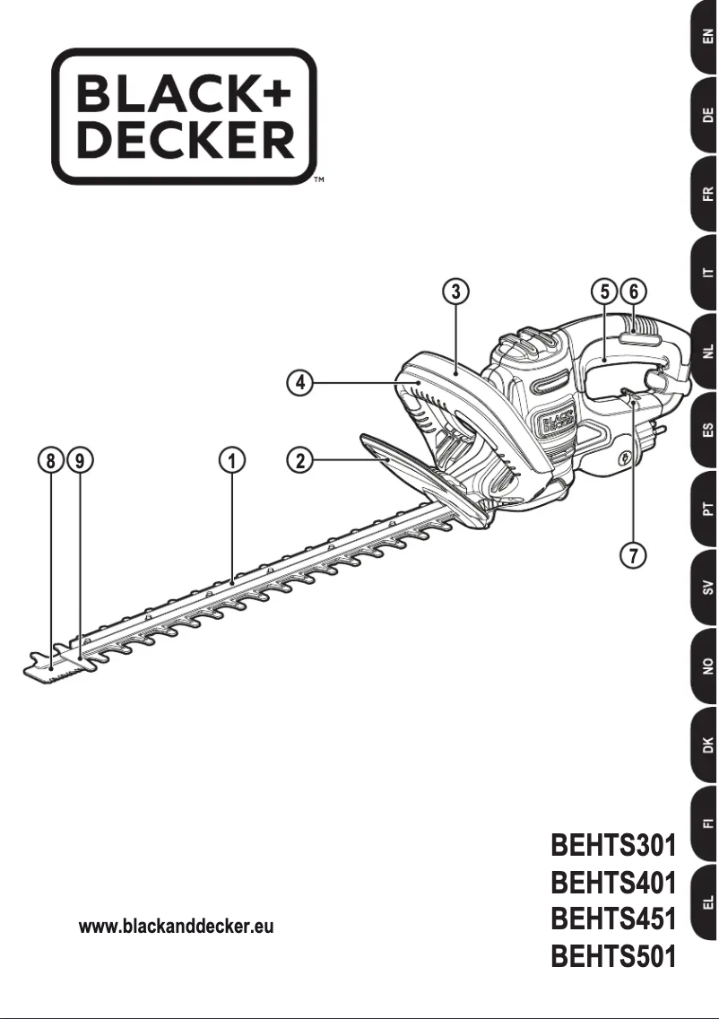 Image de la première page du manuel de l'appareil BEHTS451