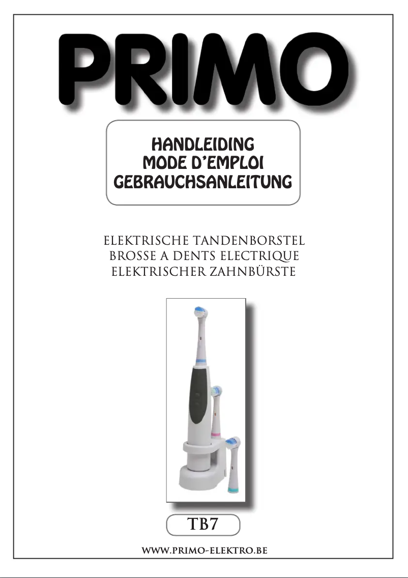 Image de la première page du manuel de l'appareil TB7