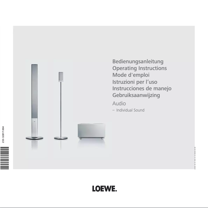 Page n°1 - Manuel utilisateur Loewe Individual Sound System