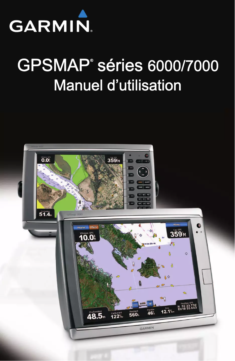 Page n°1 - Manuel utilisateur Garmin GPSMAP 7012