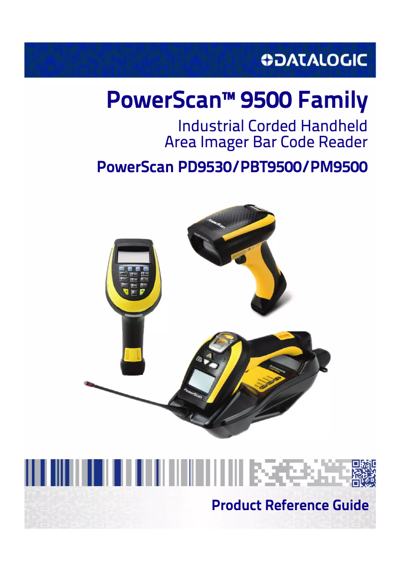 Image de la première page du manuel de l'appareil PowerScan PM9500