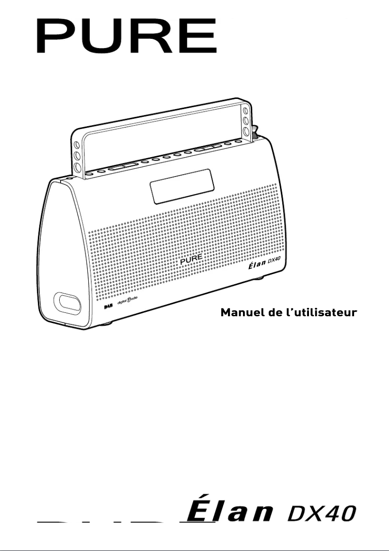 Image de la première page du manuel de l'appareil Elan DX40