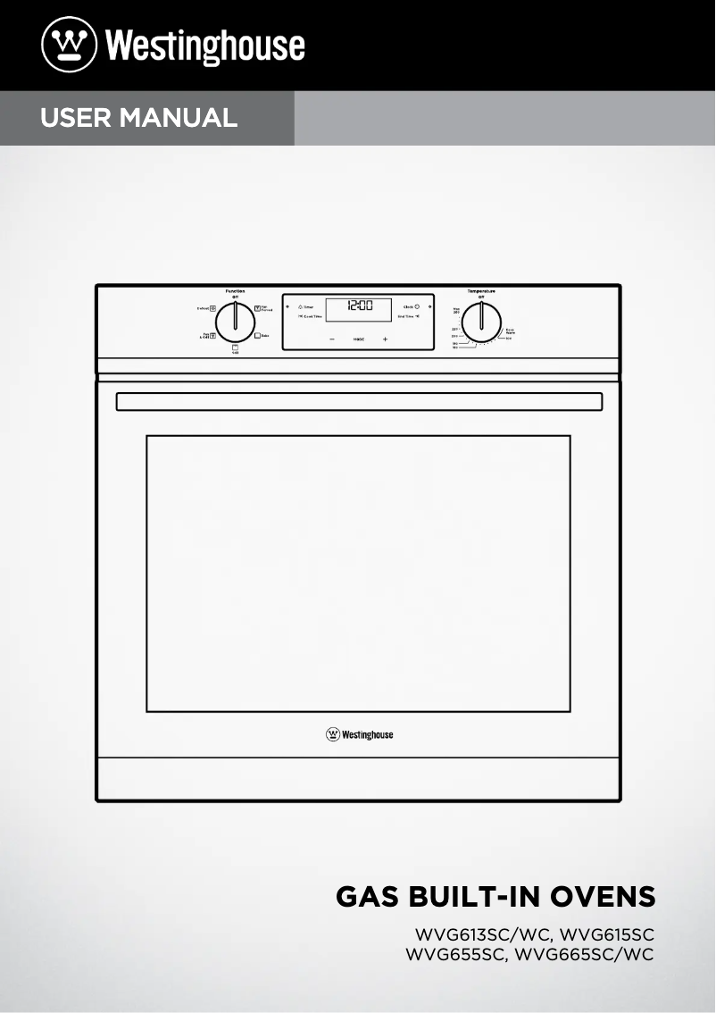 Page 1 de la notice Manuel utilisateur Westinghouse WVG613WCNG