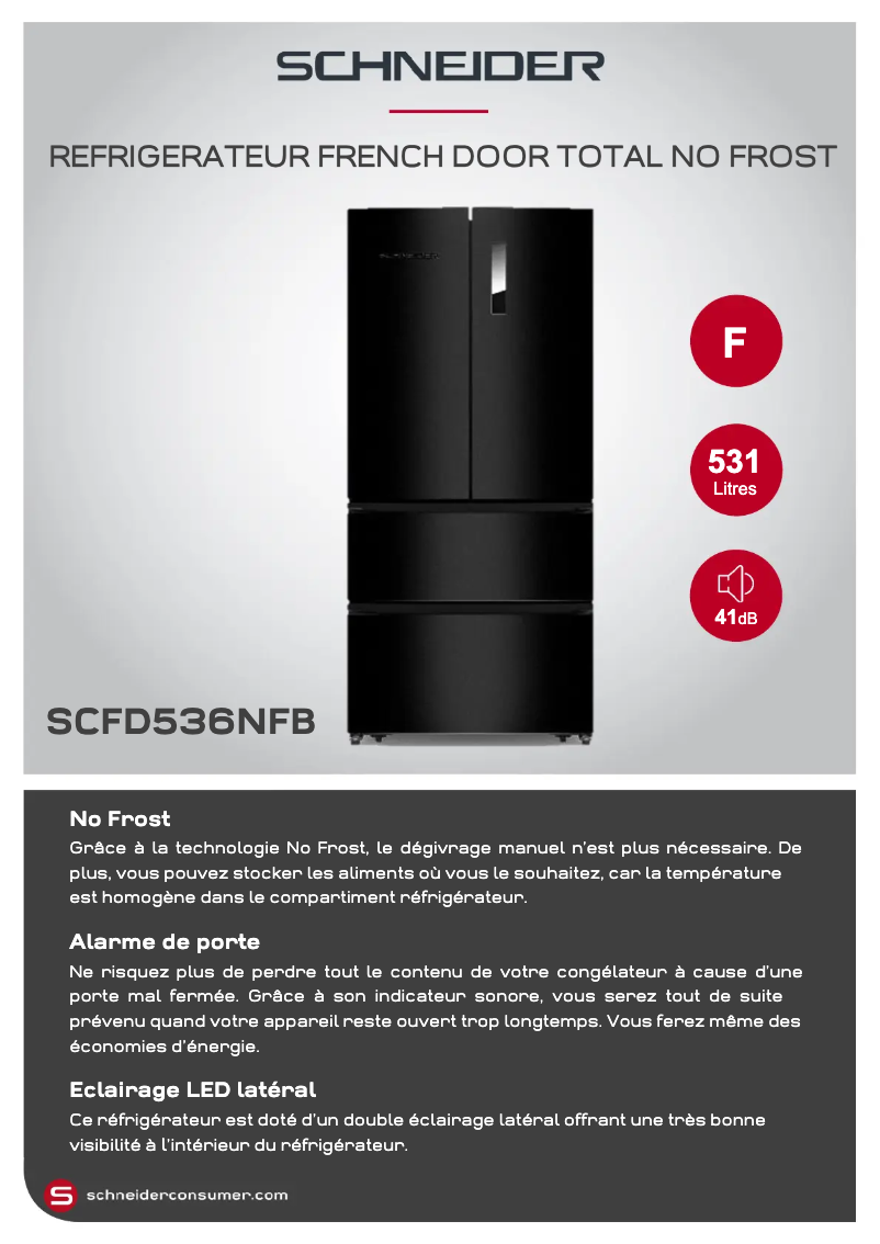 Imagen de la primera página del manual del dispositivo SCFD536NFB