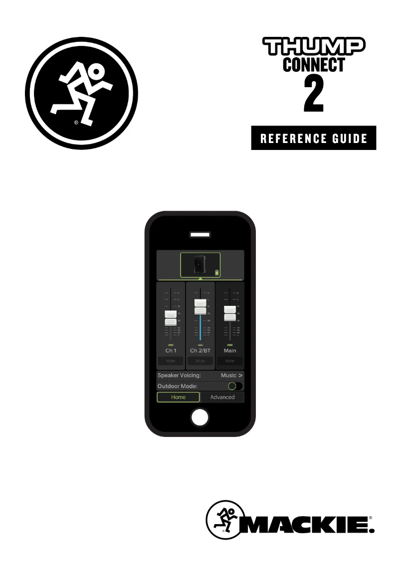 Page 1 de la notice Manuel utilisateur Mackie Thump 215XT