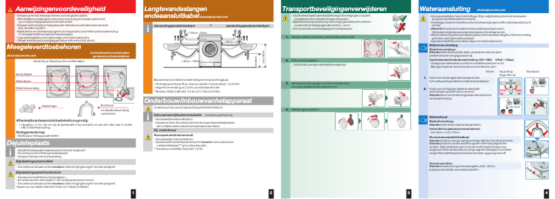 Page n°1 - Guide d'installation Bosch WAE28474FG